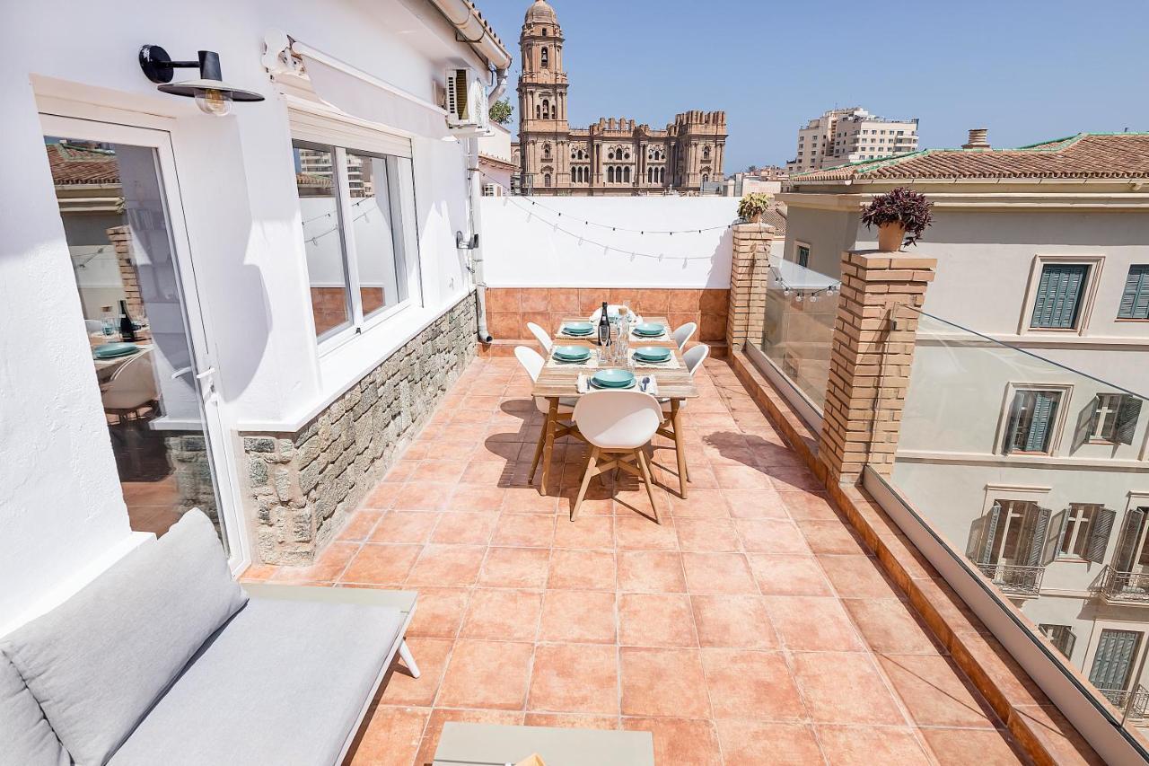 Homey Apt- Atico Con Vistas A La Catedral Малага Екстер'єр фото